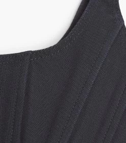 Marc Jacobs The Denim Bustier BLACK -Fashion Store MJI 2F3RTP006D03 001 F8F8F8 1 1 ALT5