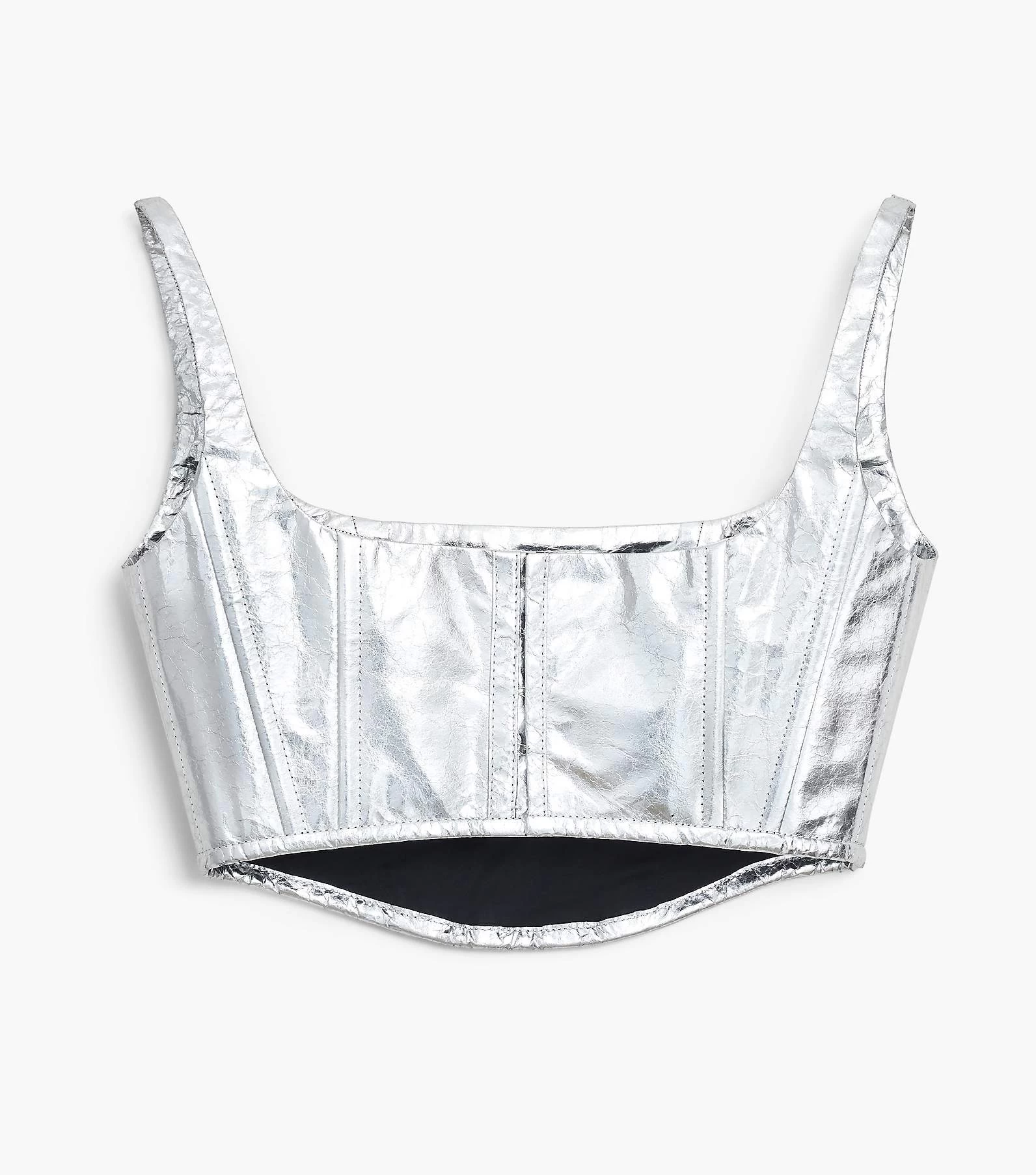 Marc Jacobs The Leather Bustier SILVER 8 Marc Jacobs The Leather Bustier SILVER - Image 6