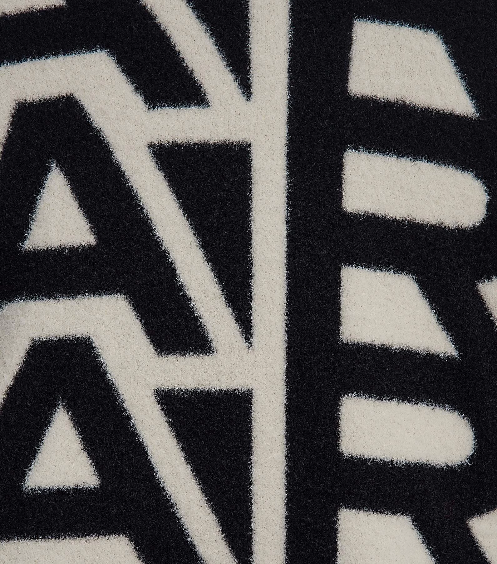 Marc Jacobs The Flock Monogram Funnel Sweater BLACK/IVORY 9 Marc Jacobs The Flock Monogram Funnel Sweater BLACK/IVORY - Image 7