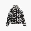Marc Jacobs The Flock Monogram Funnel Sweater BLACK/IVORY 1 Marc Jacobs The Flock Monogram Funnel Sweater BLACK/IVORY -Fashion Store MJI 2F3RTP010K17 004 F8F8F8 1 1 MAIN