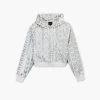 Marc Jacobs The Monogram Crop Hoodie SILVER/BRIGHT WHITE 1 Marc Jacobs The Monogram Crop Hoodie SILVER/BRIGHT WHITE -Fashion Store MJI 2F3RTP011C15 113 F8F8F8 1 1 MAIN