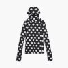 Marc Jacobs The Spots Hooded Long Sleeve BLACK/WHITE 1 Marc Jacobs The Spots Hooded Long Sleeve BLACK/WHITE -Fashion Store MJI 2F3RTP015C11 005 F8F8F8 1 1 MAIN