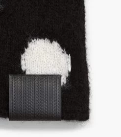 Marc Jacobs The Brushed Spots Knit Hoodie BLACK/WHITE 17 Marc Jacobs The Brushed Spots Knit Hoodie BLACK/WHITE -Fashion Store MJI 2F3RTP016K22 005 F8F8F8 1 1 ALT5