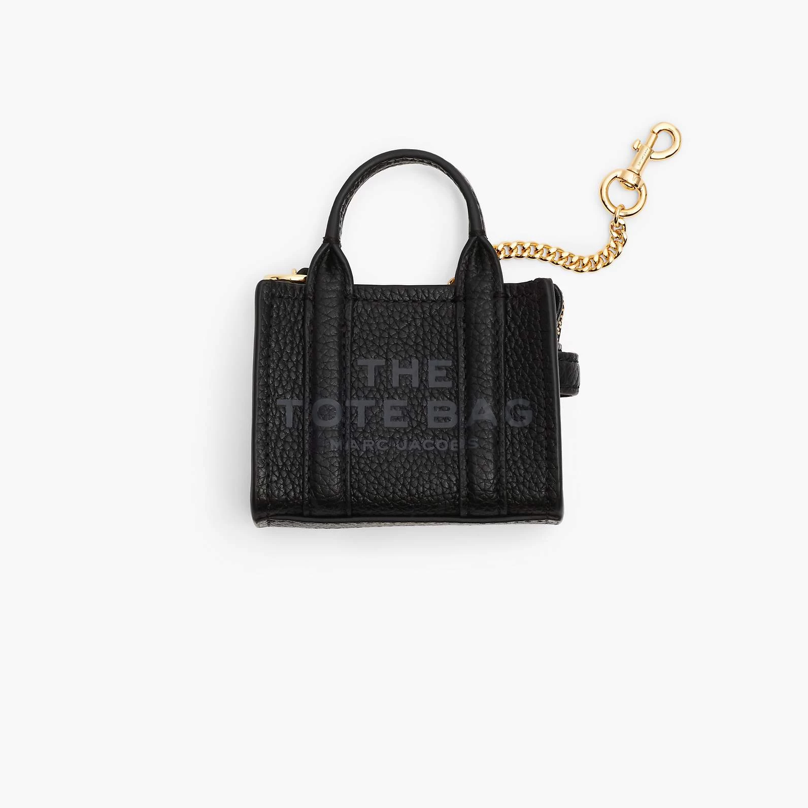 Marc Jacobs The Nano Tote Bag Charm COTTON/SILVER 7 Marc Jacobs The Nano Tote Bag Charm COTTON/SILVER - Image 5