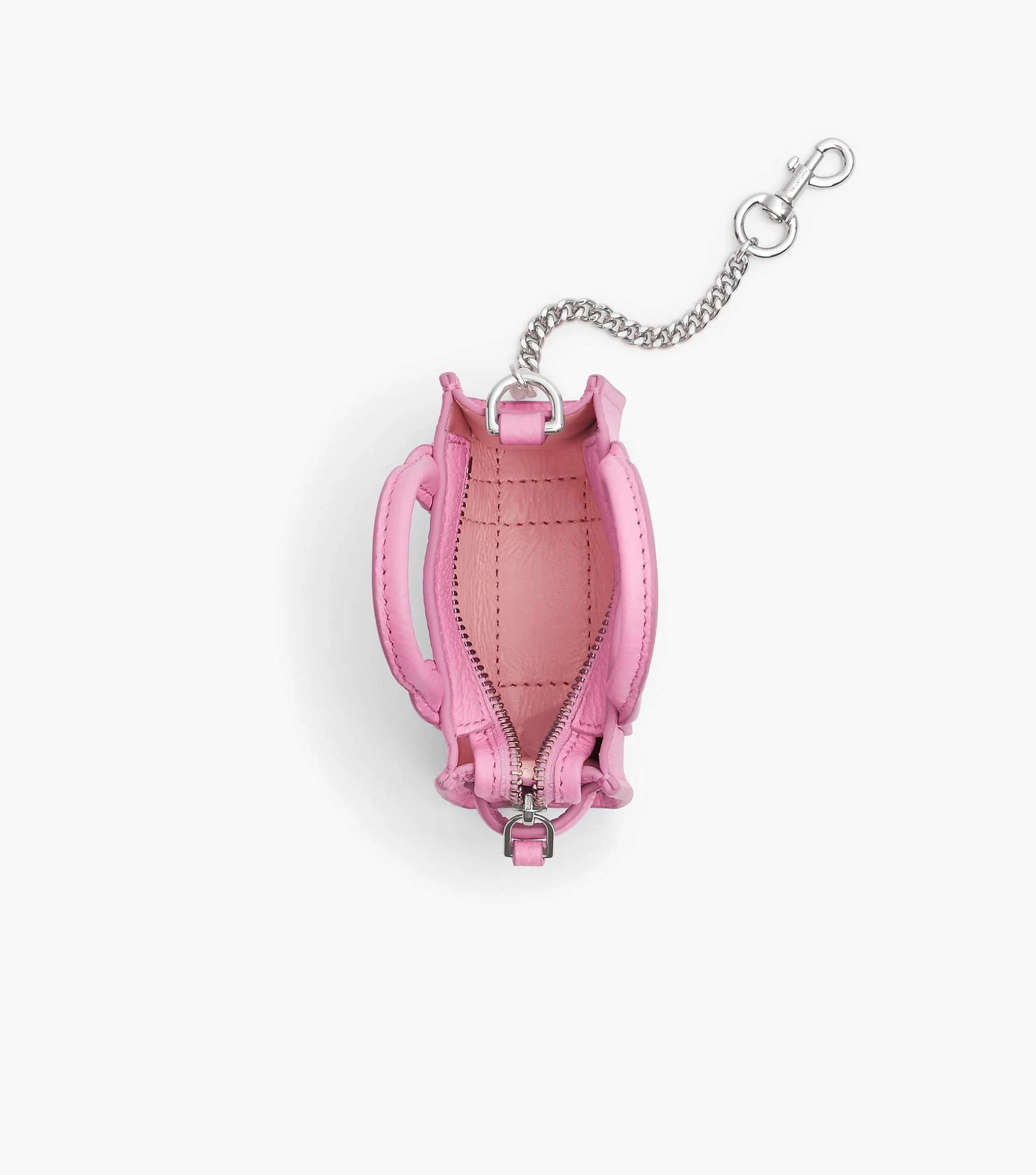 Marc Jacobs The Nano Tote Bag Charm FLURO CANDY PINK 10 Marc Jacobs The Nano Tote Bag Charm FLURO CANDY PINK - Image 8