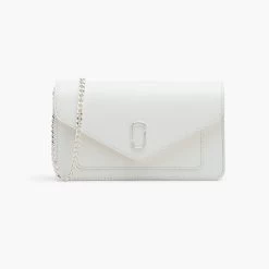 Marc Jacobs The Longshot Chain Wallet DTM WHITE 13 Marc Jacobs The Longshot Chain Wallet DTM WHITE -Fashion Store MJI 2F3SMN053S07 100 F8F8F8 1 1 MAIN 1