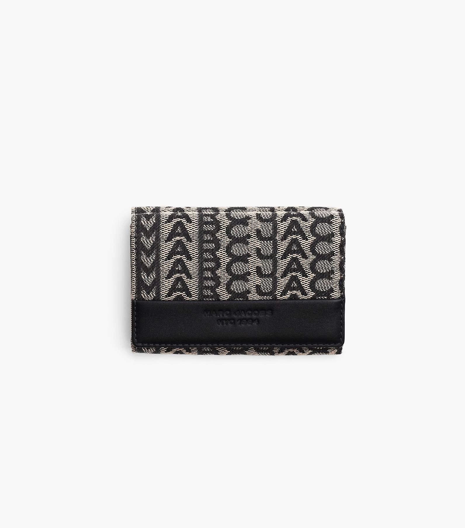 Marc Jacobs The Monogram Jacquard Trifold Wallet BEIGE MULTI 4 Marc Jacobs The Monogram Jacquard Trifold Wallet BEIGE MULTI - Image 2