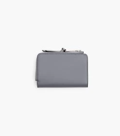 Marc Jacobs The Utility Snapshot Slim Bifold Wallet WOLF GREY MULTI -Fashion Store MJI 2F3SMP061S07 046 F8F8F8 1 1 ALT2