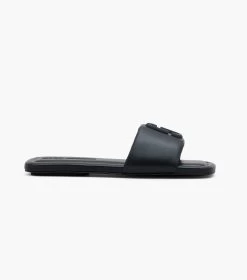 Marc Jacobs The J Marc Leather Sandal BLACK 16 Marc Jacobs The J Marc Leather Sandal BLACK -Fashion Store MJI 2P3FSA006F06 001 F8F8F8 1 1 ALT2
