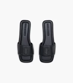 Marc Jacobs The J Marc Leather Sandal BLACK 21 Marc Jacobs The J Marc Leather Sandal BLACK -Fashion Store MJI 2P3FSA006F06 001 F8F8F8 1 1 ALT7