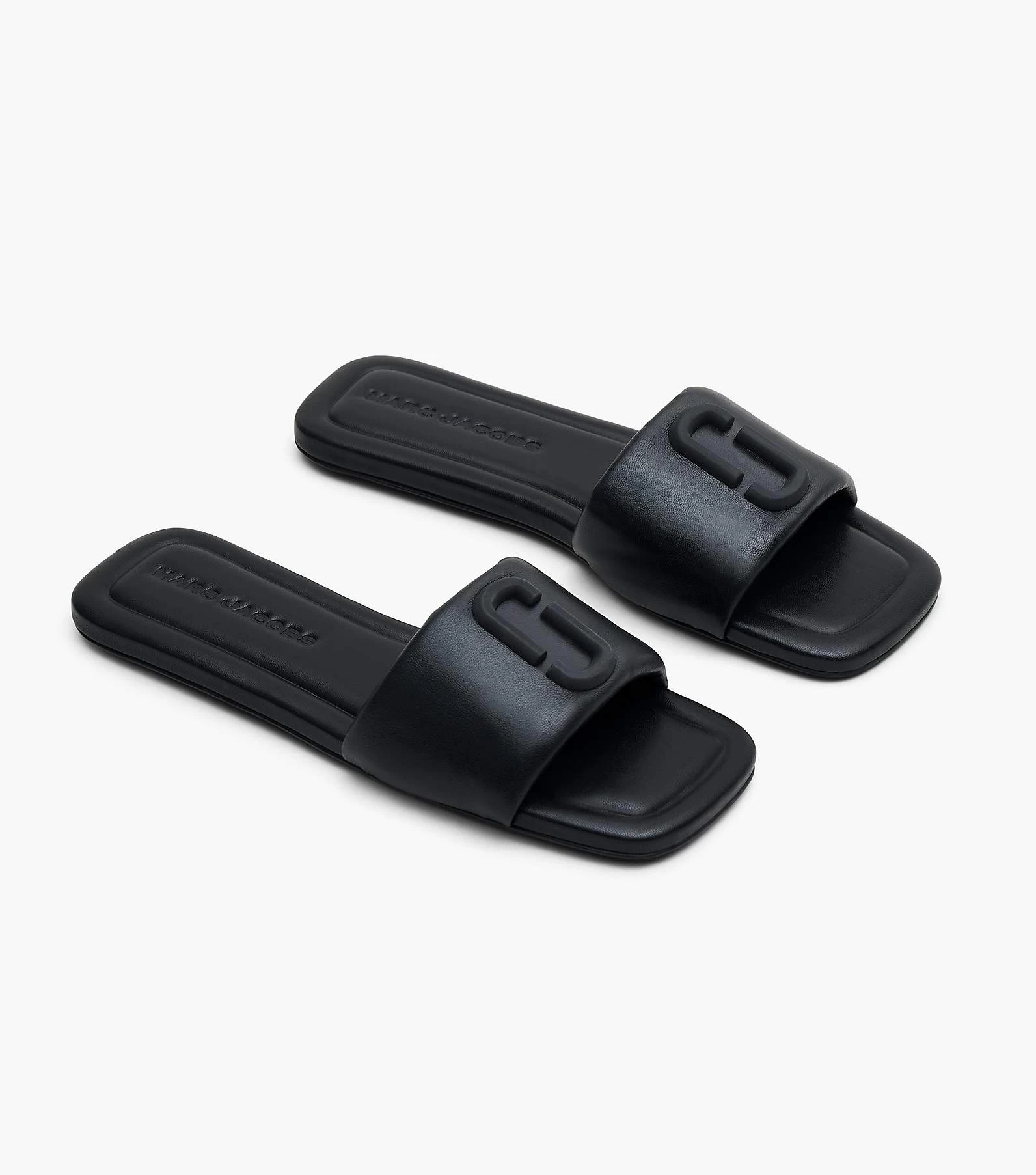 Marc Jacobs The J Marc Leather Sandal BLACK 5 Marc Jacobs The J Marc Leather Sandal BLACK - Image 3