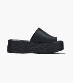 Melissa X Marc Jacobs Becky Platform Slide BLACK 16 Melissa X Marc Jacobs Becky Platform Slide BLACK -Fashion Store MJI 2P3FWD111F01 001 F8F8F8 1 1 ALT4