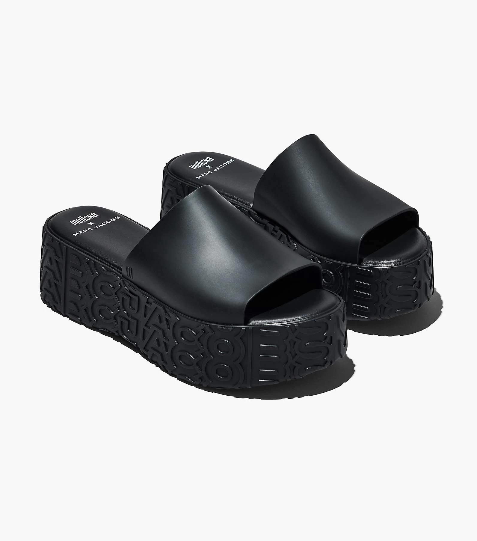 Melissa X Marc Jacobs Becky Platform Slide BLACK 5 Melissa X Marc Jacobs Becky Platform Slide BLACK - Image 3