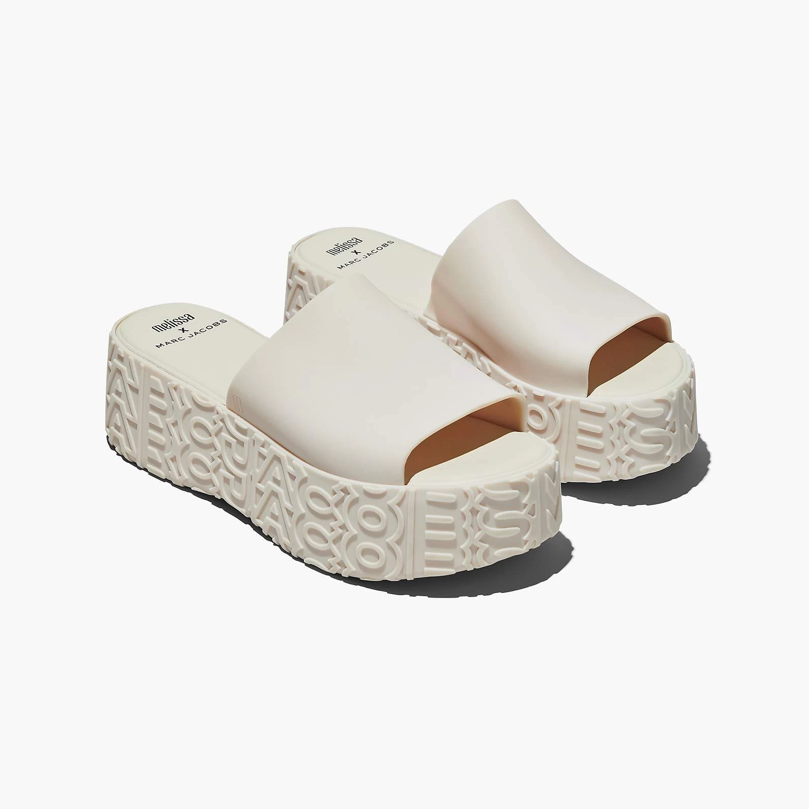 Melissa X Marc Jacobs Becky Platform Slide IVORY 4 Melissa X Marc Jacobs Becky Platform Slide IVORY - Image 2