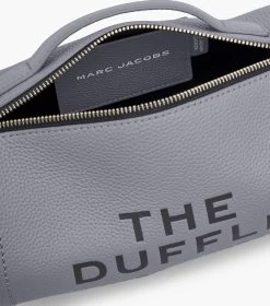 Marc Jacobs The Leather Duffle Bag WOLF GREY -Fashion Store MJI 2P3HDF003H01 050 F8F8F8 1 1 ALT4