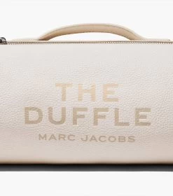 Marc Jacobs The Leather Duffle Bag COTTON/SILVER 24 Marc Jacobs The Leather Duffle Bag COTTON/SILVER -Fashion Store MJI 2P3HDF003H01 140 F8F8F8 1 1 ALT5
