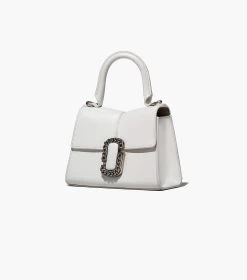 Marc Jacobs The St. Marc Mini Top Handle WHITE -Fashion Store MJI 2P3HSC004H01 100 F8F8F8 1 1 ALT4