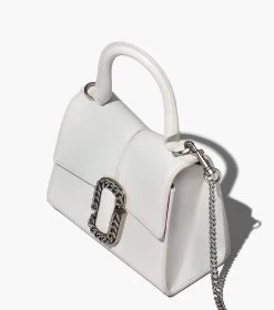 Marc Jacobs The St. Marc Mini Top Handle WHITE -Fashion Store MJI 2P3HSC004H01 100 F8F8F8 1 1 ALT5