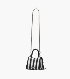 Marc Jacobs The Striped St. Marc Mini Top Handle BLACK/WHITE 13 Marc Jacobs The Striped St. Marc Mini Top Handle BLACK/WHITE -Fashion Store MJI 2P3HSC005H01 005 F8F8F8 1 1 ALT2