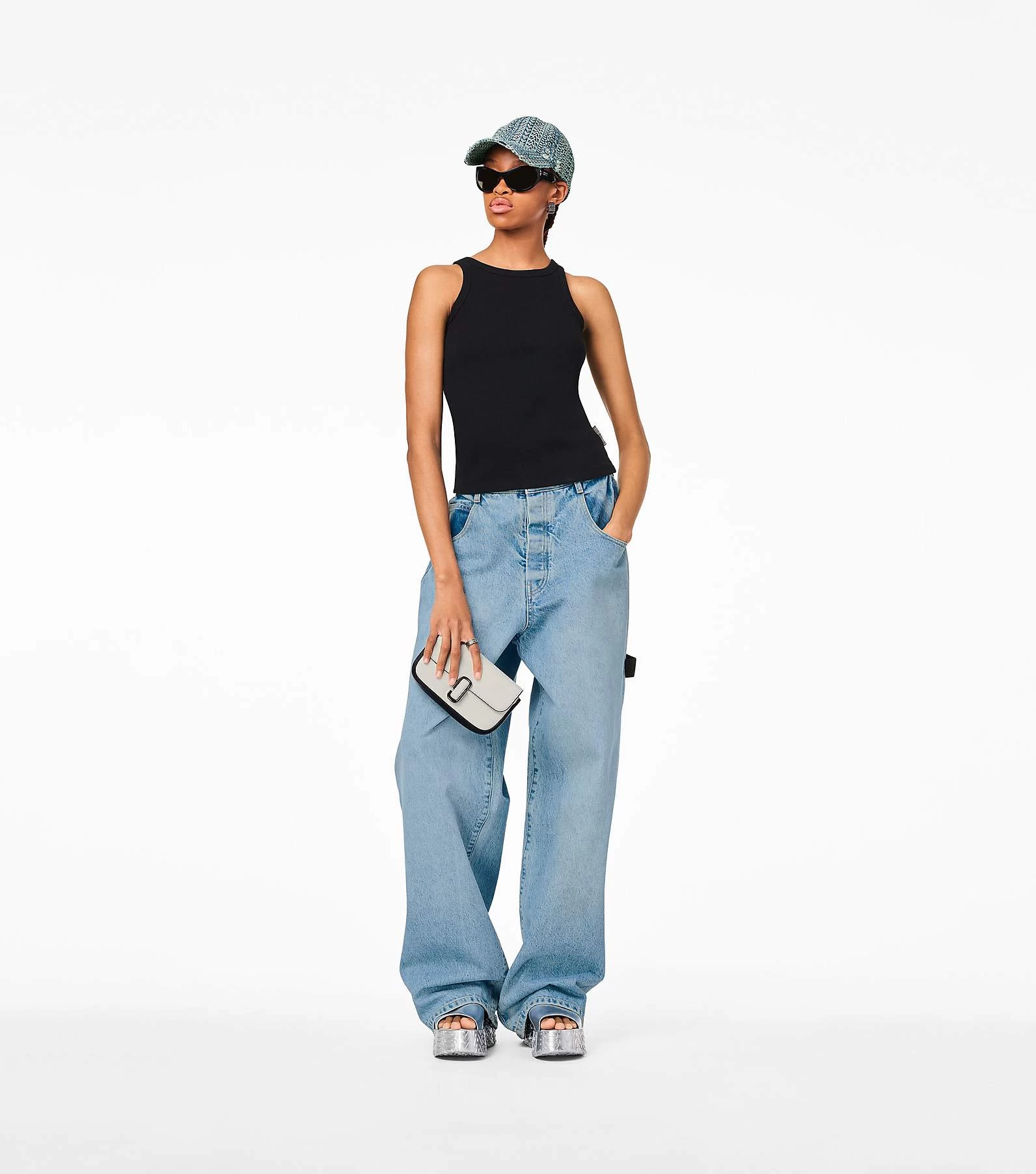 Marc Jacobs The Bi-Color J Marc Mini Bag BLACK/WHITE 9 Marc Jacobs The Bi-Color J Marc Mini Bag BLACK/WHITE - Image 7