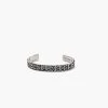 Marc Jacobs The Monogram Engraved Bracelet AGED SILVER -Fashion Store MJI 2P3JBR001J07 045 F8F8F8 1 1 MAIN