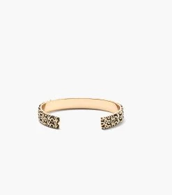 Marc Jacobs The Monogram Engraved Bracelet AGED GOLD 12 Marc Jacobs The Monogram Engraved Bracelet AGED GOLD -Fashion Store MJI 2P3JBR001J07 967 F8F8F8 1 1 ALT2
