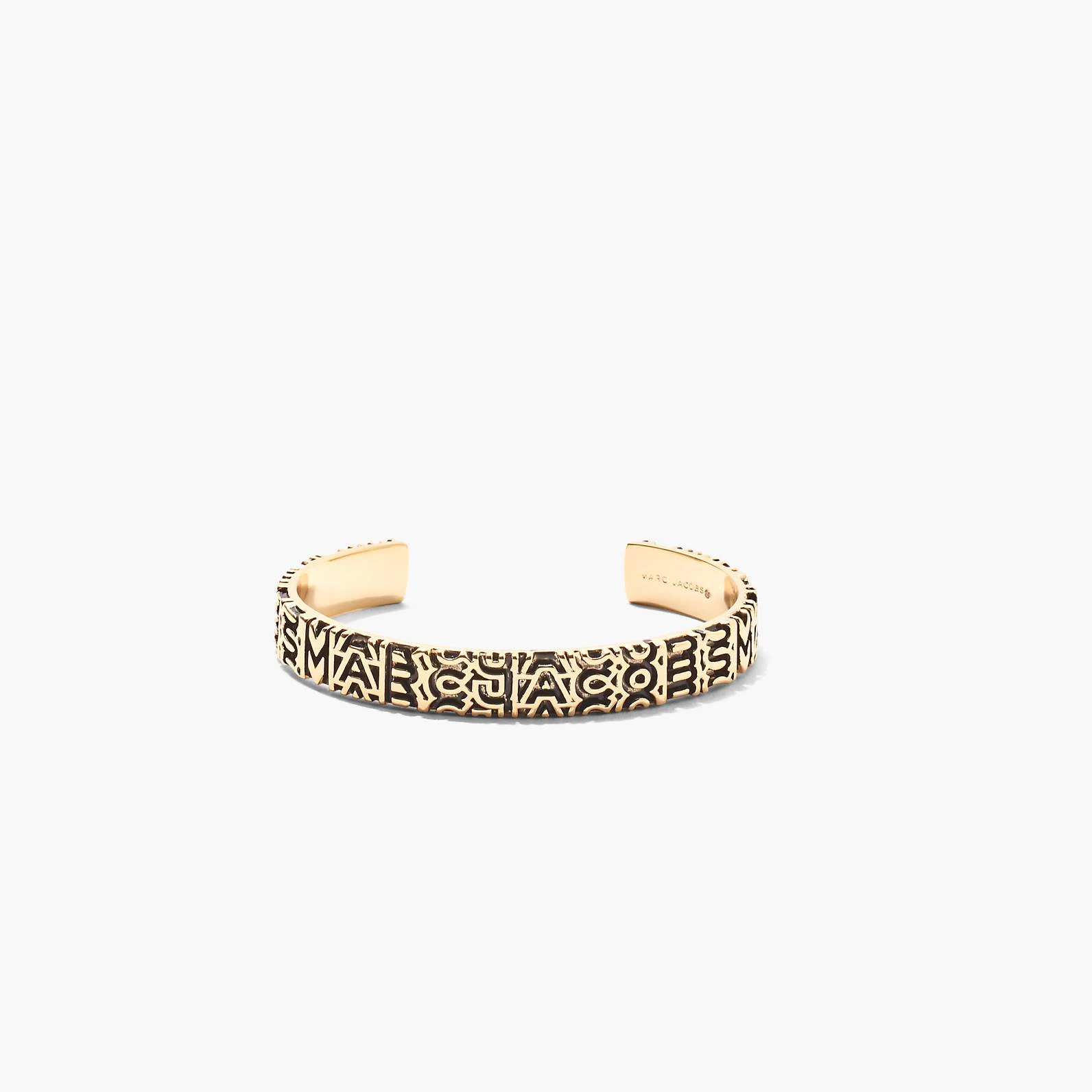 Marc Jacobs The Monogram Engraved Bracelet AGED GOLD 4 Marc Jacobs The Monogram Engraved Bracelet AGED GOLD - Image 2