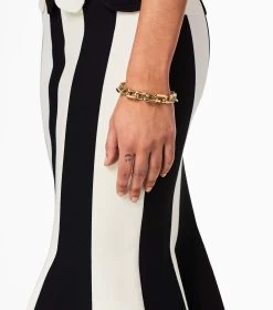Marc Jacobs The J Marc Chain Link Bracelet GOLD 10 Marc Jacobs The J Marc Chain Link Bracelet GOLD -Fashion Store MJI 2P3JBR001J36 710 F8F8F8 1 1 ALT1