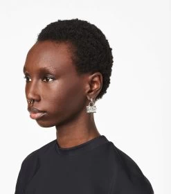 Marc Jacobs The Tote Bag Earrings LIGHT ANTIQUE SILVER 10 Marc Jacobs The Tote Bag Earrings LIGHT ANTIQUE SILVER -Fashion Store MJI 2P3JER001J46 029 F8F8F8 1 1 ALT1