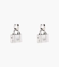 Marc Jacobs The Tote Bag Earrings LIGHT ANTIQUE SILVER 11 Marc Jacobs The Tote Bag Earrings LIGHT ANTIQUE SILVER -Fashion Store MJI 2P3JER001J46 029 F8F8F8 1 1 ALT2