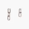 Marc Jacobs The J Marc Chain Link Earrings SILVER -Fashion Store MJI 2P3JER003J40 040 F8F8F8 1 1 MAIN