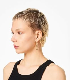 Marc Jacobs The J Marc Chain Link Earrings GOLD 11 Marc Jacobs The J Marc Chain Link Earrings GOLD -Fashion Store MJI 2P3JER003J40 710 F8F8F8 1 1 ALT1