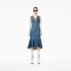 Marc Jacobs The Wave Denim Dress SWELL DENIM -Fashion Store MJI 2P3RDR001D01 475 F8F8F8 1 1 MAIN