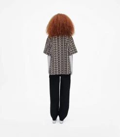 Marc Jacobs The Monogram Big T-Shirt BLACK/IVORY 15 Marc Jacobs The Monogram Big T-Shirt BLACK/IVORY -Fashion Store MJI 2P3RTP002C01 004 F8F8F8 1 1 ALT3