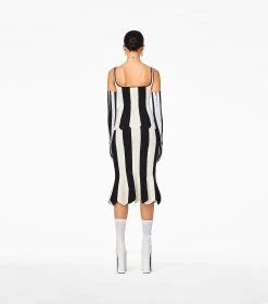 Marc Jacobs The Scuba Stripe Top BLACK/IVORY -Fashion Store MJI 2P3RTP004K06 004 F8F8F8 1 1 ALT3