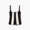 Marc Jacobs The Scuba Stripe Top BLACK/IVORY 2 Marc Jacobs The Scuba Stripe Top BLACK/IVORY -Fashion Store MJI 2P3RTP004K06 004 F8F8F8 1 1 MAIN