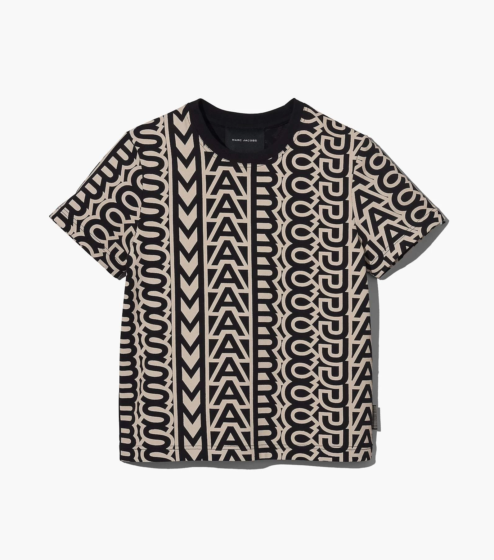 Marc Jacobs The Monogram Baby Tee BLACK/IVORY 5 Marc Jacobs The Monogram Baby Tee BLACK/IVORY - Image 3