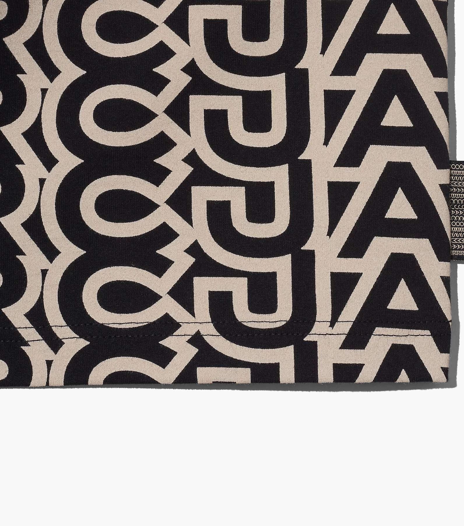 Marc Jacobs The Monogram Baby Tee BLACK/IVORY 11 Marc Jacobs The Monogram Baby Tee BLACK/IVORY - Image 9