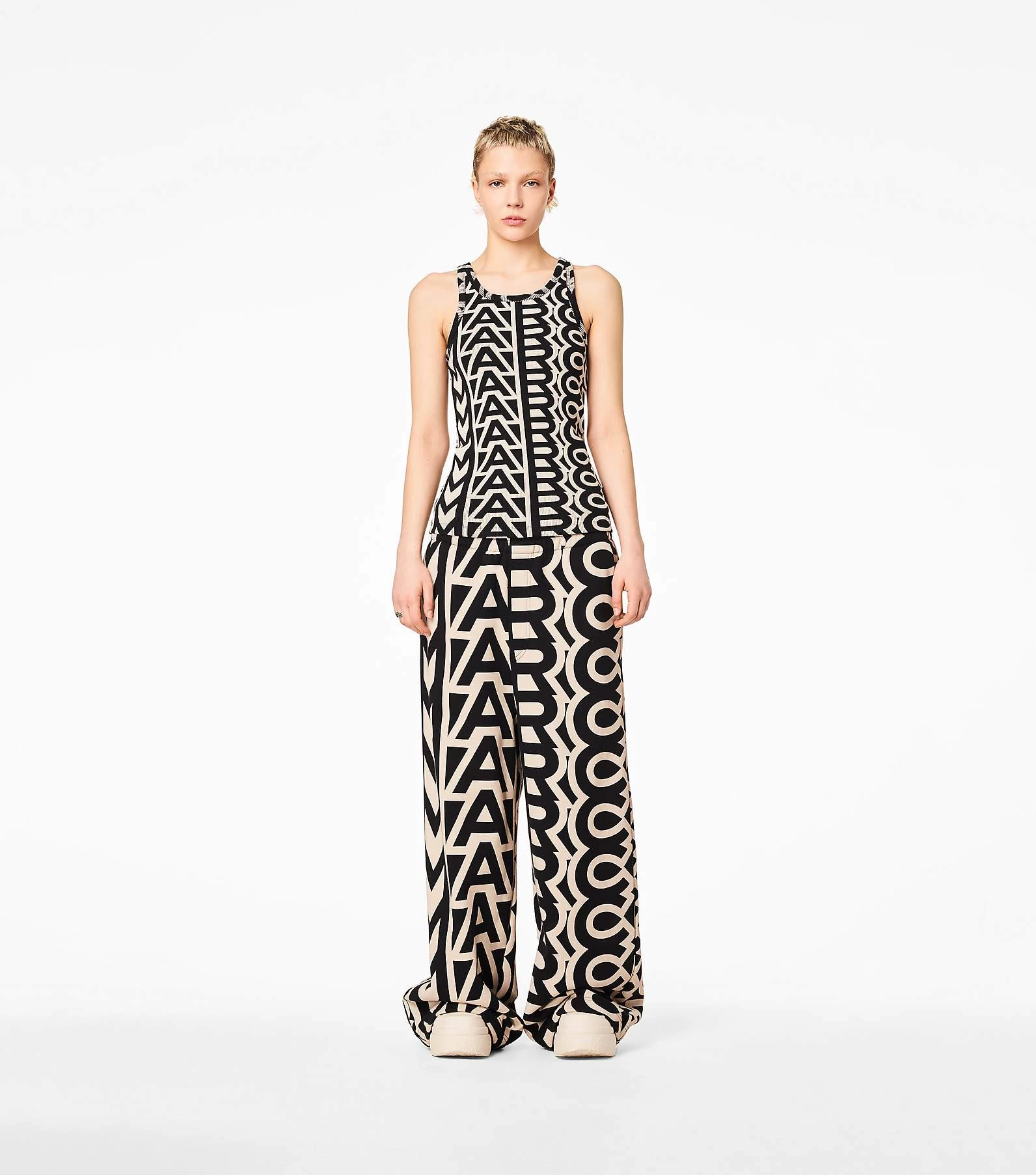Marc Jacobs The Monogram Rib Tank BLACK/IVORY 4 Marc Jacobs The Monogram Rib Tank BLACK/IVORY - Image 2
