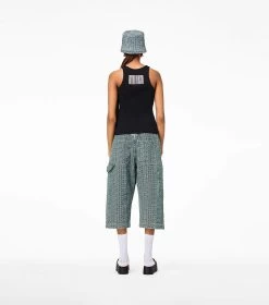 Marc Jacobs The Icon Rib Tank BLACK -Fashion Store MJI 2P3RTP016C13 001 F8F8F8 1 1 ALT3