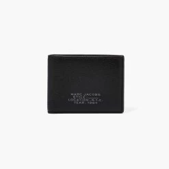 Marc Jacobs The Leather Billfold Wallet BLACK