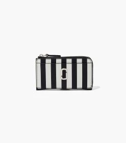 Marc Jacobs The Striped J Marc Top Zip Multi Wallet BLACK/WHITE 8 Marc Jacobs The Striped J Marc Top Zip Multi Wallet BLACK/WHITE -Fashion Store MJI 2P3SMP093S01 005 F8F8F8 1 1 MAIN 1