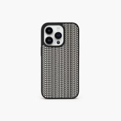 Marc Jacobs The Monogram IPhone 14 Pro 3D Case BLACK/WHITE