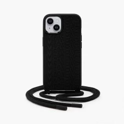 Marc Jacobs The Monogram IPhone 14 Crossbody Case BLACK