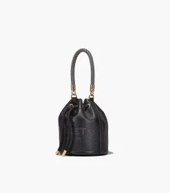 Marc Jacobs The Leather Mini Bucket Bag BLACK -Fashion Store MJI 2S3HCR058H03 001 F8F8F8 1 1 ALT4