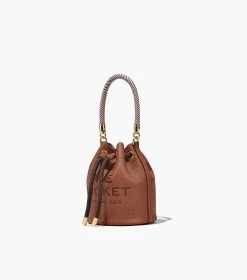 Marc Jacobs The Leather Mini Bucket Bag ARGAN OIL -Fashion Store MJI 2S3HCR058H03 212 F8F8F8 1 1 ALT4