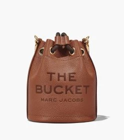 Marc Jacobs The Leather Mini Bucket Bag ARGAN OIL -Fashion Store MJI 2S3HCR058H03 212 F8F8F8 1 1 ALT5