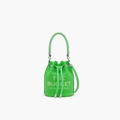 Marc Jacobs The Leather Mini Bucket Bag ARGAN OIL