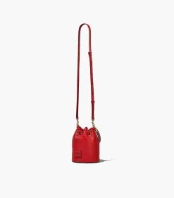 Marc Jacobs The Leather Mini Bucket Bag TRUE RED -Fashion Store MJI 2S3HCR058H03 617 F8F8F8 1 1 ALT2