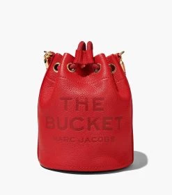 Marc Jacobs The Leather Mini Bucket Bag TRUE RED -Fashion Store MJI 2S3HCR058H03 617 F8F8F8 1 1 ALT5